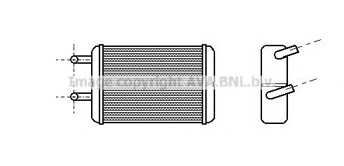 AVA QUALITY COOLING TO6133 Теплообменник, отопление салона для TOYOTA COROLLA SPRINTER (Тойота/тоета Cоролла спринтэр) AVA QUALITY COOLING TO6133 Теплообменник, отопление салона для TOYOTA COROLLA SPRINTER (Тойота/тоета Cоролла спринтэр)