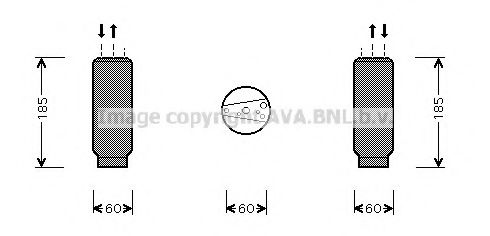 AVA QUALITY COOLING TOD005 Осушитель, кондиционер для TOYOTA SCEPTER (Тойота/тоета Сcэптэр) AVA QUALITY COOLING TOD005 Осушитель, кондиционер для TOYOTA SCEPTER (Тойота/тоета Сcэптэр)