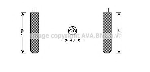 AVA QUALITY COOLING TOD017 Осушитель, кондиционер для MITSUBISHI LANCER (Митсубиши/митсубиси Ланcэр) AVA QUALITY COOLING TOD017 Осушитель, кондиционер для MITSUBISHI LANCER (Митсубиши/митсубиси Ланcэр)