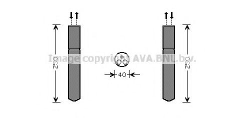 AVA QUALITY COOLING TOD415 Осушитель, кондиционер для TOYOTA AYGO (Тойота/тоета Аъго) AVA QUALITY COOLING TOD415 Осушитель, кондиционер для TOYOTA AYGO (Тойота/тоета Аъго)