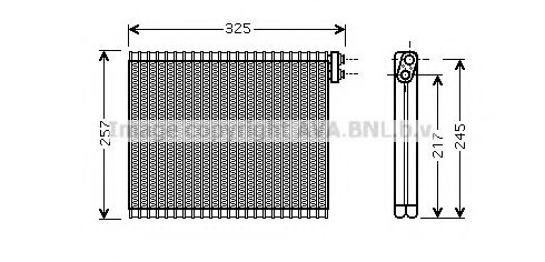 AVA QUALITY COOLING TOV484 Испаритель, кондиционер для LEXUS IS II (Лексус Ис 2) AVA QUALITY COOLING TOV484 Испаритель, кондиционер для LEXUS IS II (Лексус Ис 2)