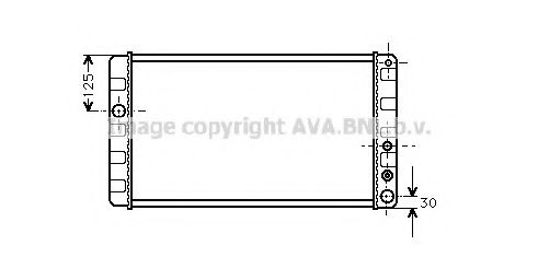 AVA QUALITY COOLING VO2024 Радиатор, охлаждение двигателя для VOLVO (Вольво) AVA QUALITY COOLING VO2024 Радиатор, охлаждение двигателя для VOLVO (Вольво)