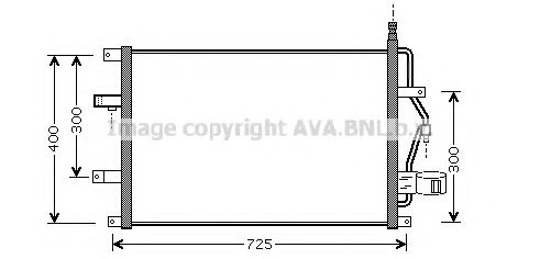 AVA QUALITY COOLING VO5107D Конденсатор, кондиционер для VOLVO (Вольво) AVA QUALITY COOLING VO5107D Конденсатор, кондиционер для VOLVO (Вольво)