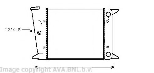 AVA QUALITY COOLING VW2002 Радиатор, охлаждение двигателя для VOLKSWAGEN JETTA I (Фольксваген Жэтта и) AVA QUALITY COOLING VW2002 Радиатор, охлаждение двигателя для VOLKSWAGEN JETTA I (Фольксваген Жэтта и)