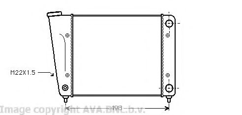 AVA QUALITY COOLING VW2010 Радиатор, охлаждение двигателя для VOLKSWAGEN CORSAR (Фольксваген Cорсар) AVA QUALITY COOLING VW2010 Радиатор, охлаждение двигателя для VOLKSWAGEN CORSAR (Фольксваген Cорсар)