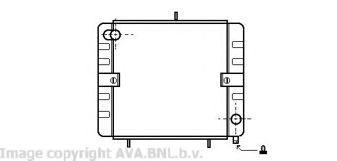 AVA QUALITY COOLING VW2031 Радиатор, охлаждение двигателя для VOLKSWAGEN LT 40-55 I (Фольксваген Лт 40-55 и) AVA QUALITY COOLING VW2031 Радиатор, охлаждение двигателя для VOLKSWAGEN LT 40-55 I (Фольксваген Лт 40-55 и)