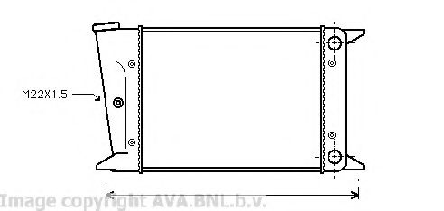 AVA QUALITY COOLING VW2044 Радиатор, охлаждение двигателя для VOLKSWAGEN SCIROCCO (Фольксваген Сcироccо) AVA QUALITY COOLING VW2044 Радиатор, охлаждение двигателя для VOLKSWAGEN SCIROCCO (Фольксваген Сcироccо)