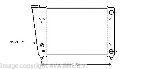AVA QUALITY COOLING VW2059 Радиатор, охлаждение двигателя для VOLKSWAGEN JETTA I (Фольксваген Жэтта и) AVA QUALITY COOLING VW2059 Радиатор, охлаждение двигателя для VOLKSWAGEN JETTA I (Фольксваген Жэтта и)