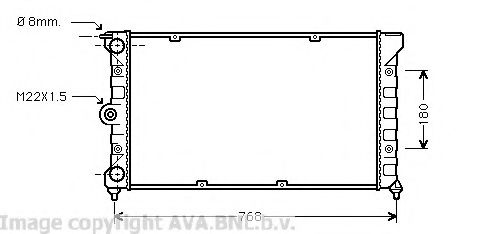 AVA QUALITY COOLING VW2080 Радиатор, охлаждение двигателя для VOLKSWAGEN (Фольксваген) AVA QUALITY COOLING VW2080 Радиатор, охлаждение двигателя для VOLKSWAGEN (Фольксваген)