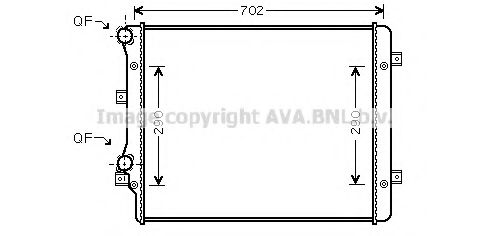 AVA QUALITY COOLING VW2207 Радиатор, охлаждение двигателя для AUDI TT (Ауди Тт) AVA QUALITY COOLING VW2207 Радиатор, охлаждение двигателя для AUDI TT (Ауди Тт)