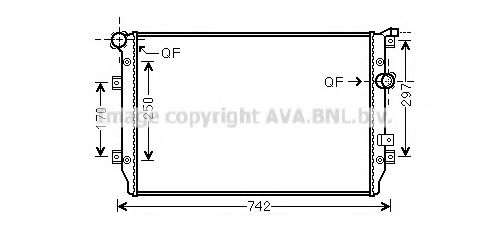 AVA QUALITY COOLING VW2287 Радиатор, охлаждение двигателя для SEAT (Сеат) AVA QUALITY COOLING VW2287 Радиатор, охлаждение двигателя для SEAT (Сеат)