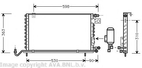 AVA QUALITY COOLING VW5118 Конденсатор, кондиционер для VOLKSWAGEN JETTA II (Фольксваген Жэтта 2) AVA QUALITY COOLING VW5118 Конденсатор, кондиционер для VOLKSWAGEN JETTA II (Фольксваген Жэтта 2)