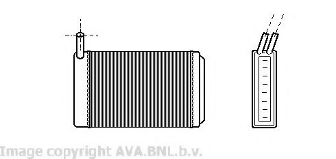 AVA QUALITY COOLING VW6061 Теплообменник, отопление салона для VOLKSWAGEN JETTA (Фольксваген Жэтта) AVA QUALITY COOLING VW6061 Теплообменник, отопление салона для VOLKSWAGEN JETTA (Фольксваген Жэтта)