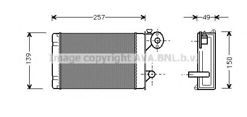 AVA QUALITY COOLING VW6062 Теплообменник, отопление салона для VOLKSWAGEN T3 CARAVELLE (Фольксваген Т3 cараvэллэ) AVA QUALITY COOLING VW6062 Теплообменник, отопление салона для VOLKSWAGEN T3 CARAVELLE (Фольксваген Т3 cараvэллэ)