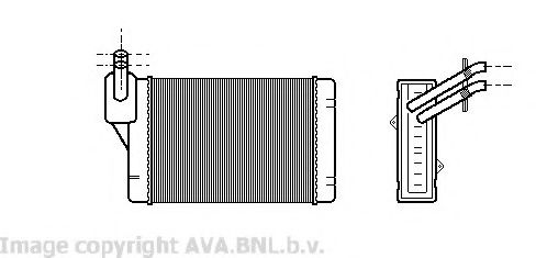 AVA QUALITY COOLING VW6069 Теплообменник, отопление салона для VOLKSWAGEN JETTA II (Фольксваген Жэтта 2) AVA QUALITY COOLING VW6069 Теплообменник, отопление салона для VOLKSWAGEN JETTA II (Фольксваген Жэтта 2)
