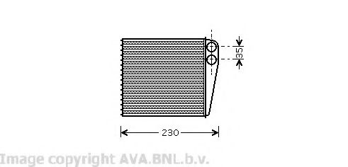 AVA QUALITY COOLING VW6229 Теплообменник, отопление салона для AUDI TT (Ауди Тт) AVA QUALITY COOLING VW6229 Теплообменник, отопление салона для AUDI TT (Ауди Тт)