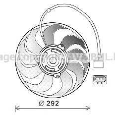 AVA QUALITY COOLING VW7533 Вентилятор, охлаждение двигателя для VOLKSWAGEN (Фольксваген) AVA QUALITY COOLING VW7533 Вентилятор, охлаждение двигателя для VOLKSWAGEN (Фольксваген)