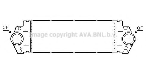 AVA QUALITY COOLING VWA4233 Интеркулер 