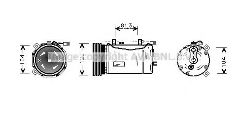 AVA QUALITY COOLING VWAK172 Компрессор, кондиционер для SEAT TOLEDO (Сеат Толэдо) AVA QUALITY COOLING VWAK172 Компрессор, кондиционер для SEAT TOLEDO (Сеат Толэдо)