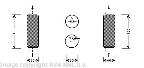 AVA QUALITY COOLING VWD014 Осушитель, кондиционер для AUDI TT (Ауди Тт) AVA QUALITY COOLING VWD014 Осушитель, кондиционер для AUDI TT (Ауди Тт)