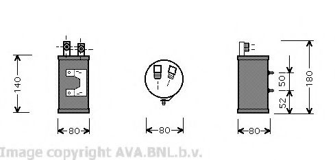 AVA QUALITY COOLING VWD065 Осушитель, кондиционер для SEAT TOLEDO (Сеат Толэдо) AVA QUALITY COOLING VWD065 Осушитель, кондиционер для SEAT TOLEDO (Сеат Толэдо)