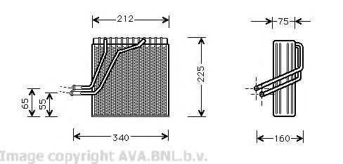 AVA QUALITY COOLING VWV030 Испаритель, кондиционер для AUDI TT (Ауди Тт) AVA QUALITY COOLING VWV030 Испаритель, кондиционер для AUDI TT (Ауди Тт)