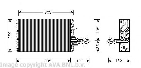 AVA QUALITY COOLING VWV186 Испаритель, кондиционер для VOLKSWAGEN T4 MULTIVAN (Фольксваген Т4 мултиvан) AVA QUALITY COOLING VWV186 Испаритель, кондиционер для VOLKSWAGEN T4 MULTIVAN (Фольксваген Т4 мултиvан)