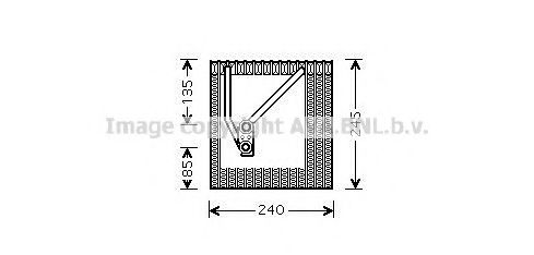 AVA QUALITY COOLING VWV242 Испаритель, кондиционер для VOLKSWAGEN SCIROCCO (Фольксваген Сcироccо) AVA QUALITY COOLING VWV242 Испаритель, кондиционер для VOLKSWAGEN SCIROCCO (Фольксваген Сcироccо)