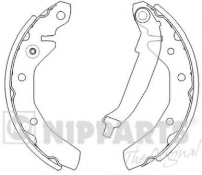 NIPPARTS J3500905 Тормозные колодоки для PROTON SAGA II (Протон Сага 2) NIPPARTS J3500905 Тормозные колодоки для PROTON SAGA II (Протон Сага 2)