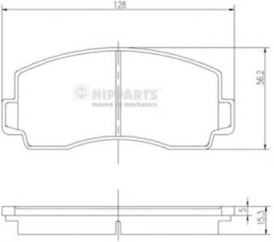 NIPPARTS J3605002 Тормозные колодки для MITSUBISHI GALANT II (Митсубиши/митсубиси Галант 2) NIPPARTS J3605002 Тормозные колодки для MITSUBISHI GALANT II (Митсубиши/митсубиси Галант 2)