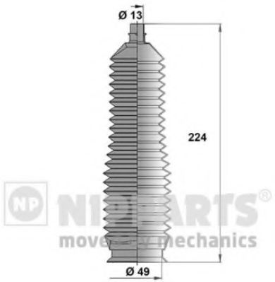 NIPPARTS J2840301 Комплект пылника, рулевое управление для KIA MENTOR (Киа Мэнтор) NIPPARTS J2840301 Комплект пылника, рулевое управление для KIA MENTOR (Киа Мэнтор)