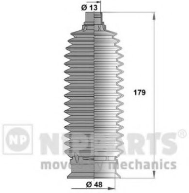 NIPPARTS J2840303 Комплект пылника, рулевое управление для MAZDA (Мазда) NIPPARTS J2840303 Комплект пылника, рулевое управление для MAZDA (Мазда)