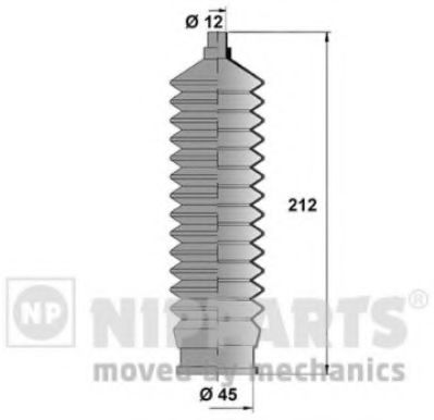 NIPPARTS J2840901 Комплект пылника, рулевое управление для MAZDA 626 III (Мазда 626 3) NIPPARTS J2840901 Комплект пылника, рулевое управление для MAZDA 626 III (Мазда 626 3)