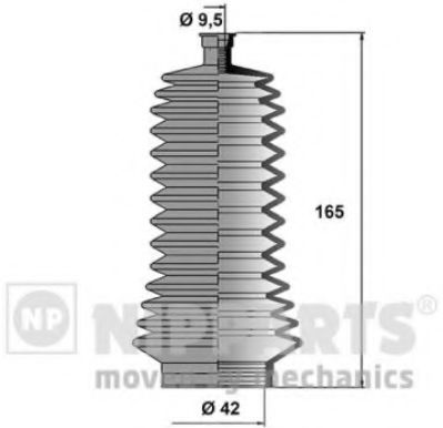 NIPPARTS J2841012 Комплект пылника, рулевое управление для NISSAN (Ниссан) NIPPARTS J2841012 Комплект пылника, рулевое управление для NISSAN (Ниссан)