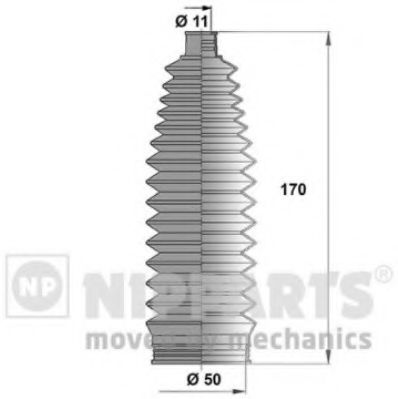 NIPPARTS J2842016 Комплект пылника, рулевое управление для TOYOTA ECHO VERSO (Тойота/тоета Эчо vэрсо) NIPPARTS J2842016 Комплект пылника, рулевое управление для TOYOTA ECHO VERSO (Тойота/тоета Эчо vэрсо)