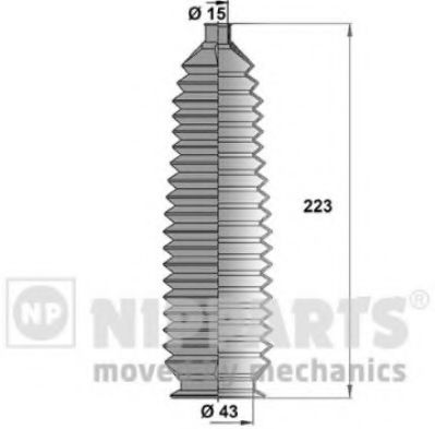 NIPPARTS J2843003 Комплект пылника, рулевое управление для MAZDA BONGO (Мазда Бонго) NIPPARTS J2843003 Комплект пылника, рулевое управление для MAZDA BONGO (Мазда Бонго)