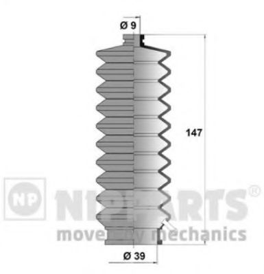 NIPPARTS J2844000 Комплект пылника, рулевое управление для HONDA (Хонда) NIPPARTS J2844000 Комплект пылника, рулевое управление для HONDA (Хонда)