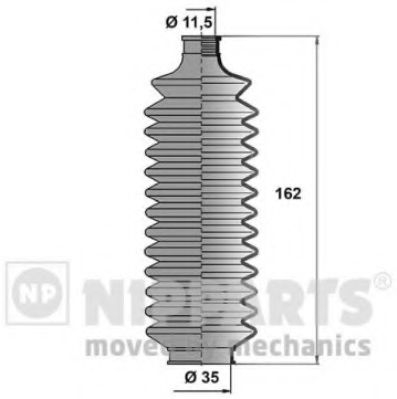 NIPPARTS J2845005 Комплект пылника, рулевое управление для MITSUBISHI LANCER III (Митсубиши/митсубиси Ланcэр 3) NIPPARTS J2845005 Комплект пылника, рулевое управление для MITSUBISHI LANCER III (Митсубиши/митсубиси Ланcэр 3)