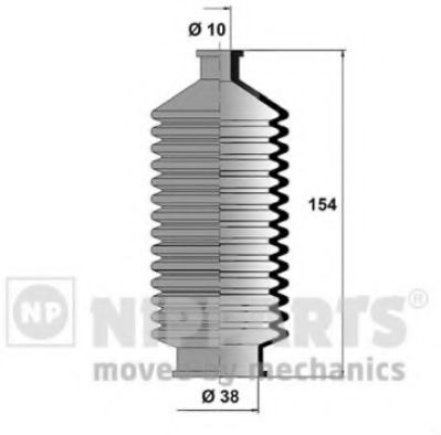 NIPPARTS J2846000 Комплект пылника, рулевое управление для DAIHATSU CHARADE III (Дайхатсу Чарадэ 3) NIPPARTS J2846000 Комплект пылника, рулевое управление для DAIHATSU CHARADE III (Дайхатсу Чарадэ 3)