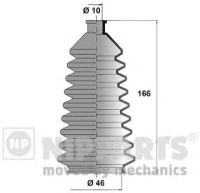NIPPARTS J2848000 Комплект пылника, рулевое управление для SUZUKI (Сузуки) NIPPARTS J2848000 Комплект пылника, рулевое управление для SUZUKI (Сузуки)