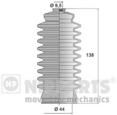 NIPPARTS J2852001 Комплект пылника, рулевое управление для TOYOTA COROLLA SPRINTER (Тойота/тоета Cоролла спринтэр) NIPPARTS J2852001 Комплект пылника, рулевое управление для TOYOTA COROLLA SPRINTER (Тойота/тоета Cоролла спринтэр)