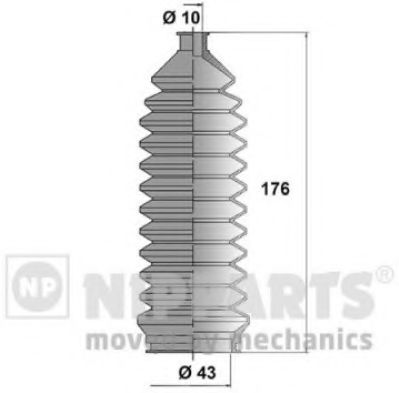NIPPARTS J2858000 Комплект пылника, рулевое управление для SUZUKI (Сузуки) NIPPARTS J2858000 Комплект пылника, рулевое управление для SUZUKI (Сузуки)