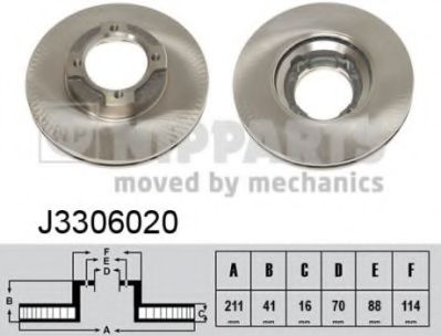 NIPPARTS J3306020 Тормозной диск для DAIHATSU CUORE I (Дайхатсу Cуорэ и) NIPPARTS J3306020 Тормозной диск для DAIHATSU CUORE I (Дайхатсу Cуорэ и)