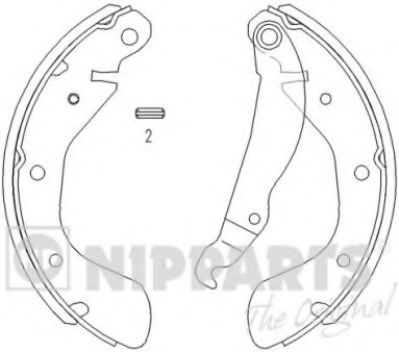 NIPPARTS J3500900 Тормозные колодоки для DAEWOO LACETTI (Дэу Лачетти) NIPPARTS J3500900 Тормозные колодоки для DAEWOO LACETTI (Дэу Лачетти)