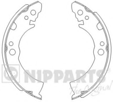 NIPPARTS J3501001 Тормозные колодоки для NISSAN PULSAR I (Ниссан Пулсар и) NIPPARTS J3501001 Тормозные колодоки для NISSAN PULSAR I (Ниссан Пулсар и)
