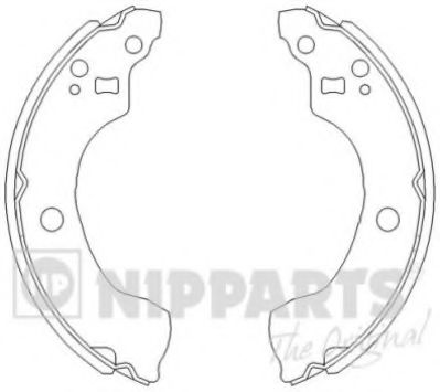 NIPPARTS J3501053 Тормозные колодоки для NISSAN PULSAR VII (Ниссан Пулсар v2) NIPPARTS J3501053 Тормозные колодоки для NISSAN PULSAR VII (Ниссан Пулсар v2)