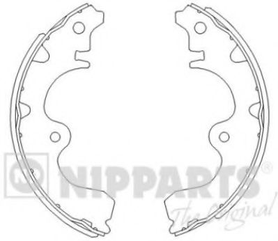NIPPARTS J3502047 Тормозные колодоки для TOYOTA PASEO (Тойота/тоета Пасэо) NIPPARTS J3502047 Тормозные колодоки для TOYOTA PASEO (Тойота/тоета Пасэо)