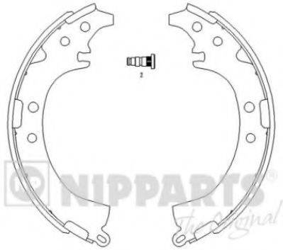 NIPPARTS J3502050 Тормозные колодоки для TOYOTA RAV 4 I (Тойота/тоета Рав 4 1) NIPPARTS J3502050 Тормозные колодоки для TOYOTA RAV 4 I (Тойота/тоета Рав 4 1)