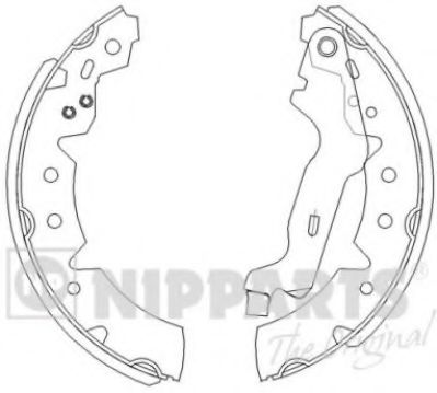 NIPPARTS J3502072 Тормозные колодоки для TOYOTA CARINA E (Тойота/тоета Карина е) NIPPARTS J3502072 Тормозные колодоки для TOYOTA CARINA E (Тойота/тоета Карина е)
