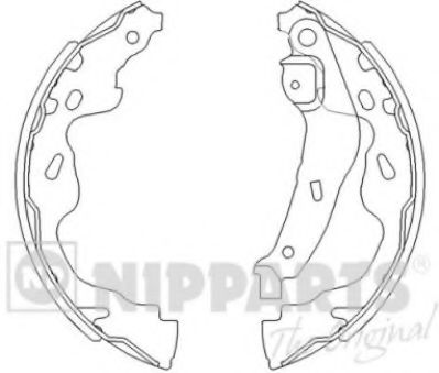 NIPPARTS J3502082 Тормозные колодоки для SUZUKI SWIFT IV (Сузуки Свифт 4) NIPPARTS J3502082 Тормозные колодоки для SUZUKI SWIFT IV (Сузуки Свифт 4)
